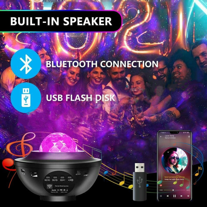 LED Galaxy Starry Night Light Galaxy Projector Light