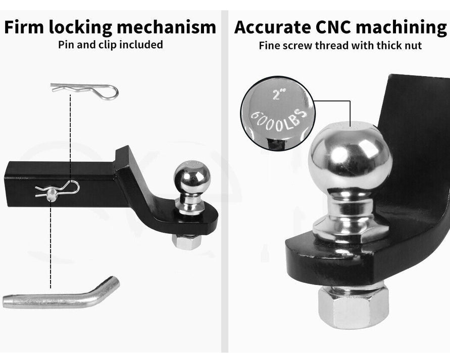 Trailer Hitch Mount with 2-Inch Ball