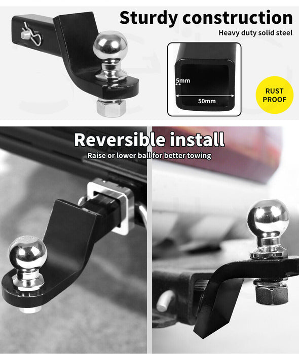 Trailer Hitch Mount with 2-Inch Ball