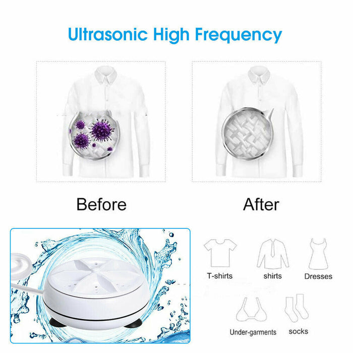 Mini Washing Machine Ultrasonic Turbine Washing Machine