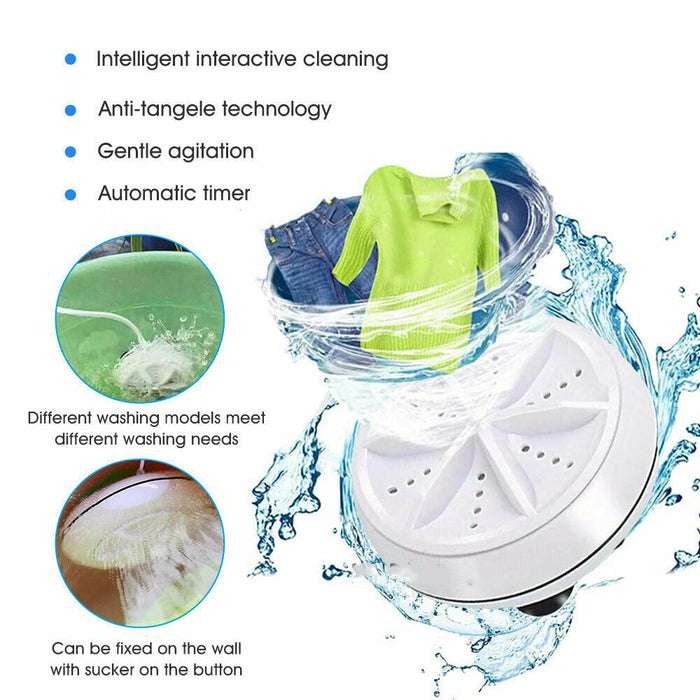 Mini Washing Machine Ultrasonic Turbine Washing Machine