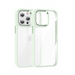 Phone case with green border on a white background