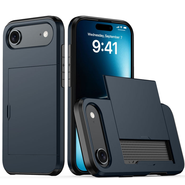 Phone case with multiple angles on a white background