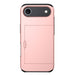 Phone case with card slot on a white background