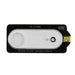 Phone camera lens with brand logo on a white background