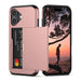 Phone case with cardholder and scenic phone case design
