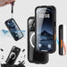 Phone case with screen protector and water resistance features on a gray background