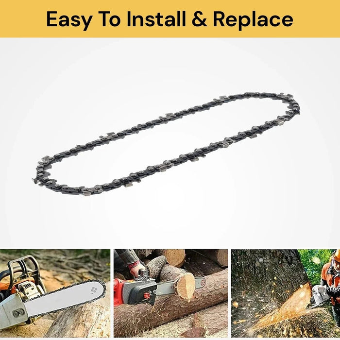 12" Chainsaw Chain Blade Saw Replace Semi Chisel