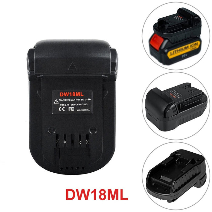 for Dewalt 18V/20V Max Battery Adapter Convert to for Milwaukee M18 18V Tool Use
