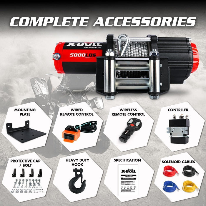 X-BULL Electric Winch 5000LBs