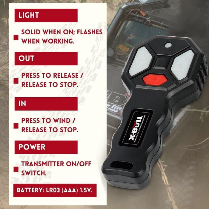 X-BULL Electric Winch 3000LBs