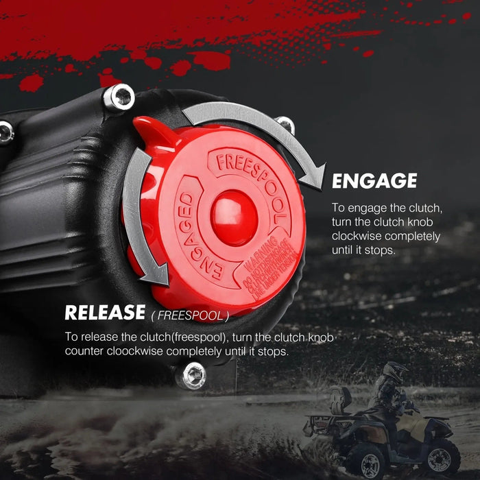 X-BULL 5000lbs 12V Electric Winch with Synthetic Rope & Wireless Remote