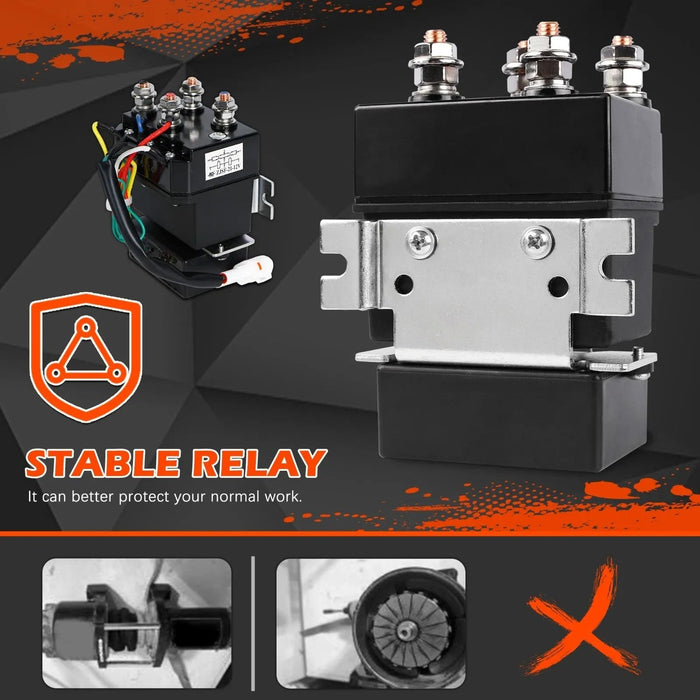 X-BULL Electric Winch 4500LBS/2041kg 12V Synthetic Rope Wireless Remotes ATV UTV Electric Winch