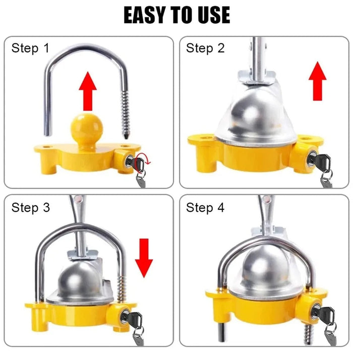 Hitch Pin Lock Trailer Lock
