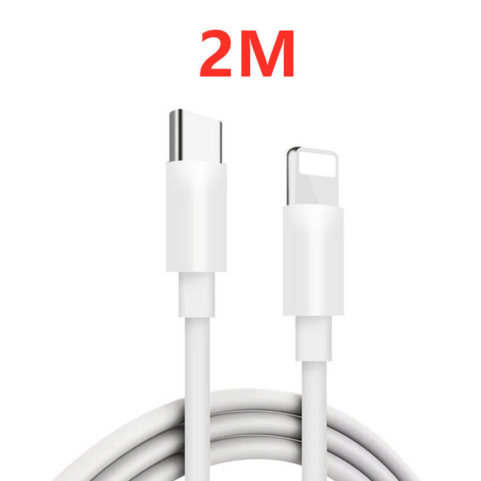2M 27W PD QC Fast Charging Lightning To USB Type C Cable for iPhone