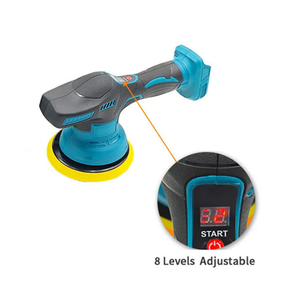 Cordless Rotary Car Polisher for Makita 18V Battery 8-Speed 500W Buffer