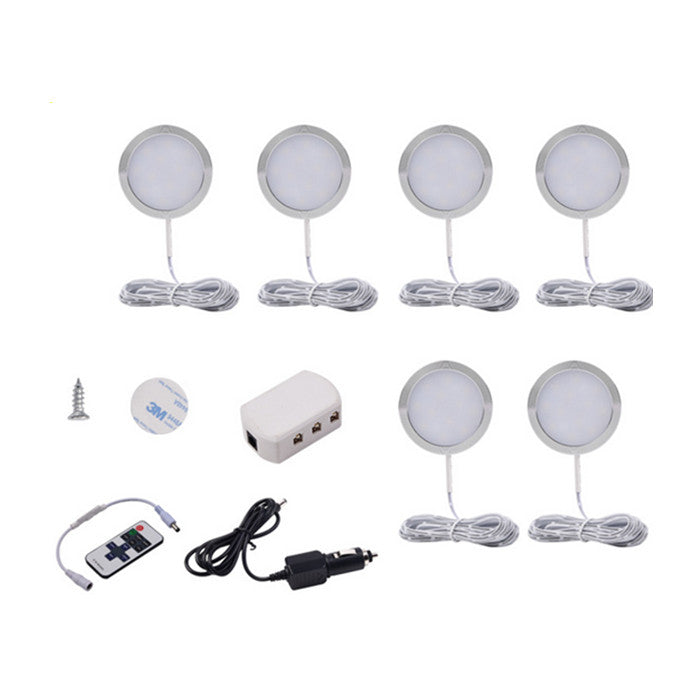 6x 12V LED Down Light Cabin Ceiling Lamp Caravan Camper Trailer Car RV White