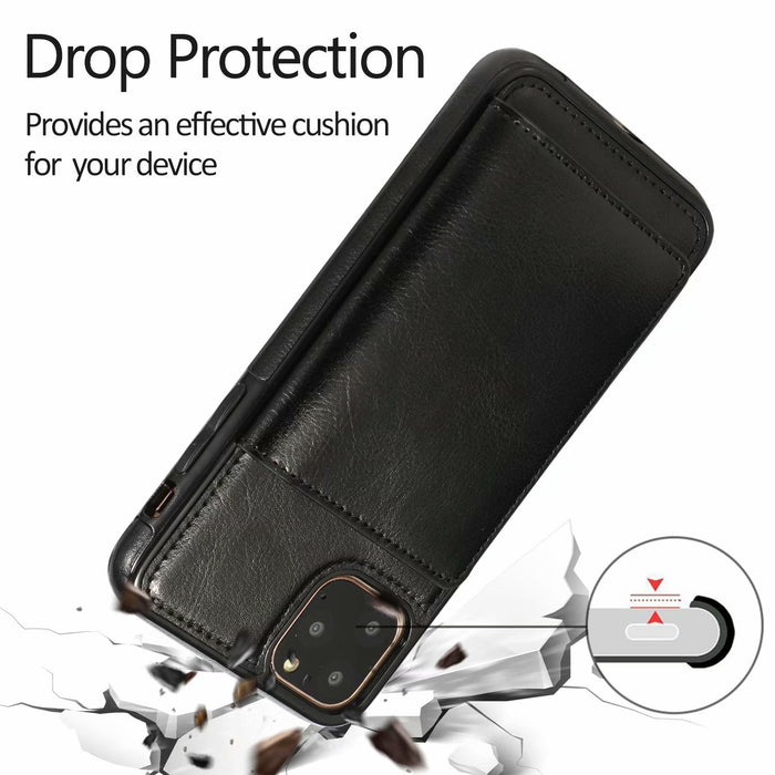 iPhone 11 Pro Max PU Leather Wallet Case with Card Slots
