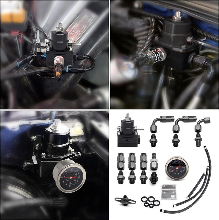 Universal Adjustable EFI Fuel Pressure Regulator Kit