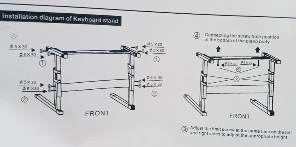 61 Key Keyboard Piano with Stand Suitable for Children