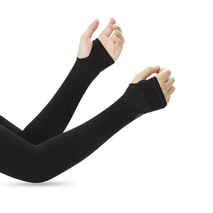 Cooling Arm Sleeves with UV Sun Protection for Cycling, Golf, Tennis & Outdoor Sports