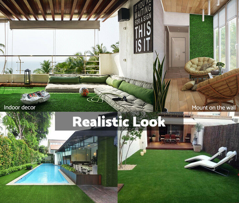 Two Pieces 2X5M Artificial Grass 30MM 20M2