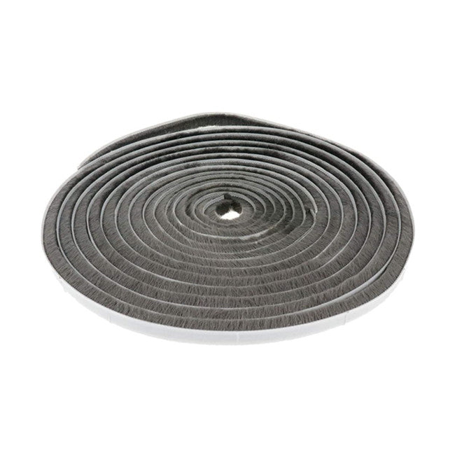 5m Weather Draught Excluder Brush Strip Window Door Seal Tape Self-adhesive