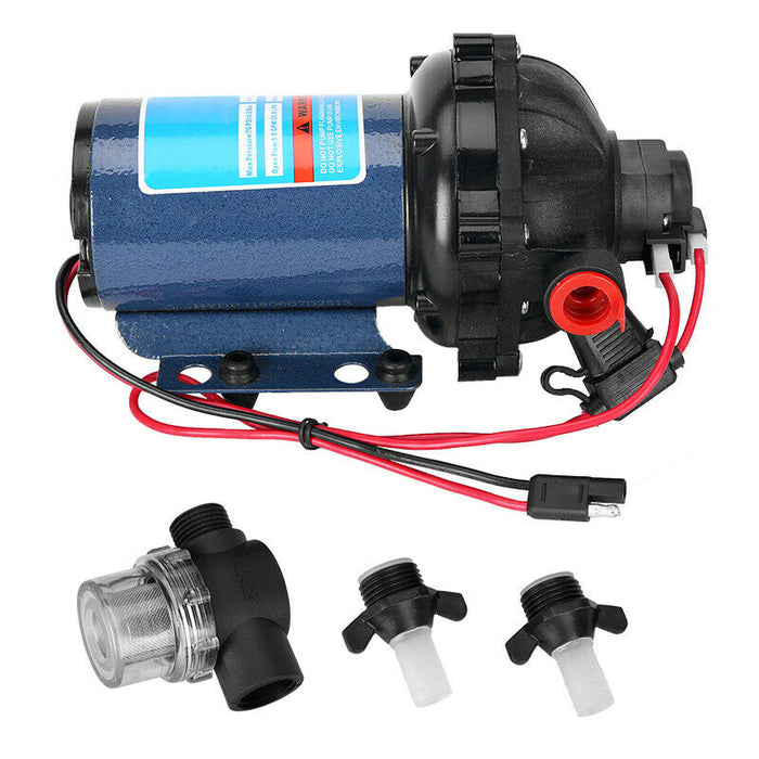 Self-priming 12V Water Pump Watering 20LPM 70PSI High Pressure Water Pump