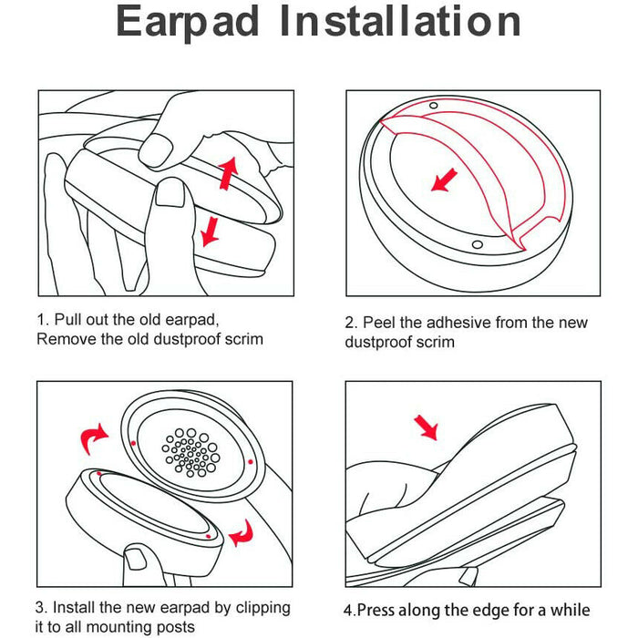 Replacement Ear Pads for Beats Solo 2 3 Headphone Earpads