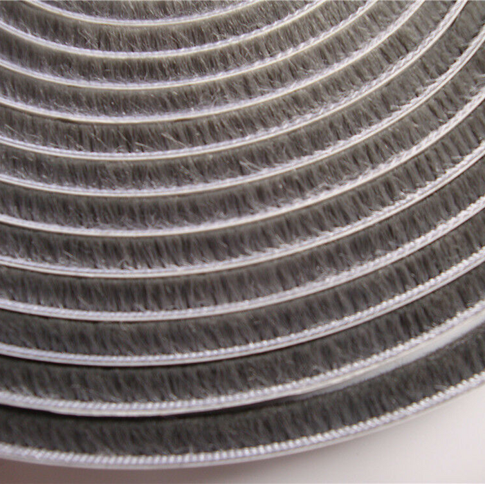 5m Weather Draught Excluder Brush Strip Window Door Seal Tape Self-adhesive