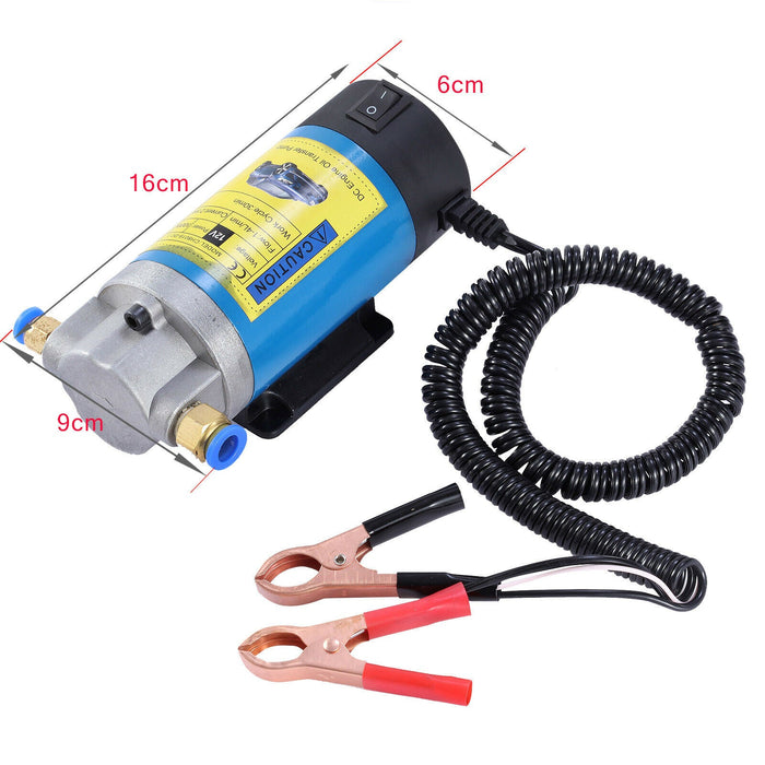 12V 100W Oil Transfer Extractor Pump Fluid Diesel