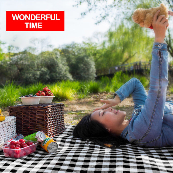 200X200cm Picnic Blanket Rug Mat