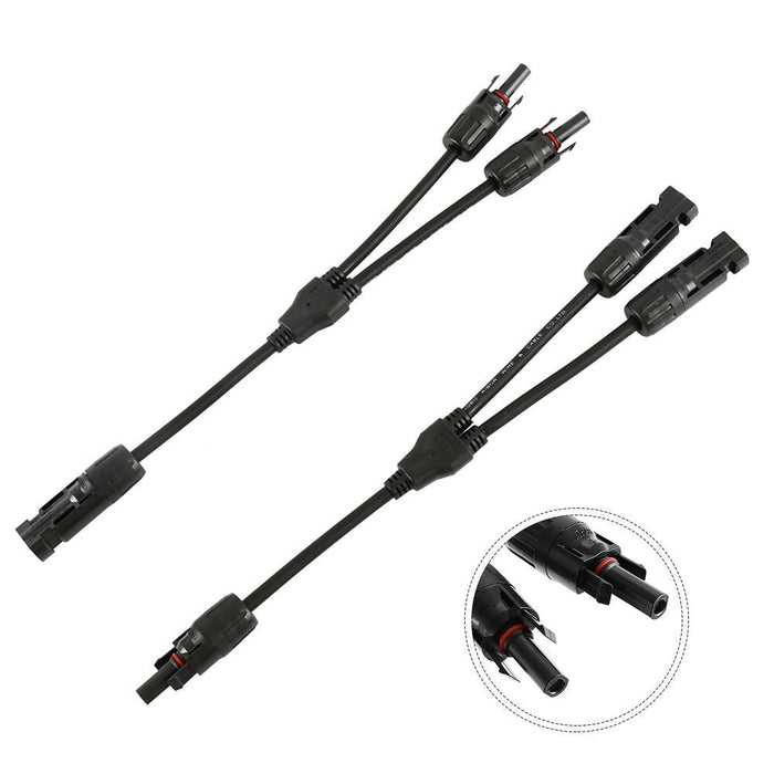 MC4 Y Branch Connectors Cable Solar Panel Cables Connector MC4 Cable Connector