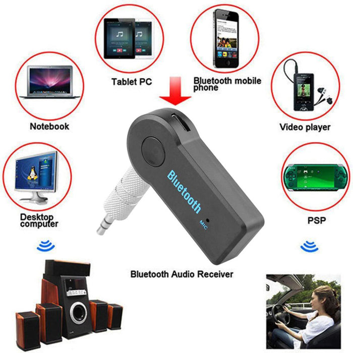 Audio Stereo Bluetooth AUX Receiver, Bluetooth Car Kit