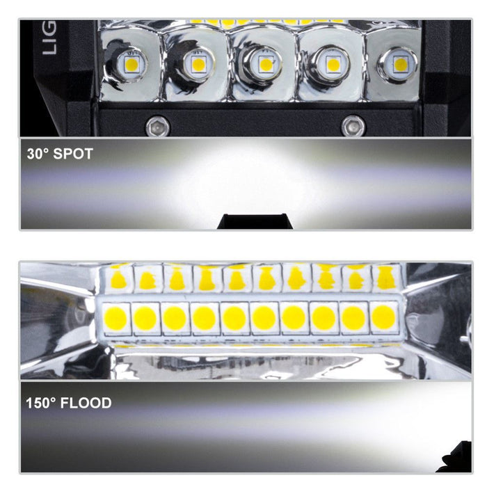 2x 4inch CREE LED Work Light Bar Spot Flood OffRoad Driving Reverse 4x4 Ford