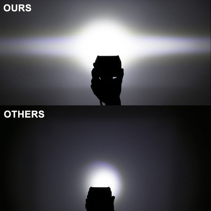 2x 4inch CREE LED Work Light Bar Spot Flood OffRoad Driving Reverse 4x4 Ford