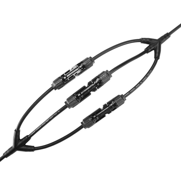 MC4 3 into 1 Connector Cable Pair, PV Solar Panel Connectors