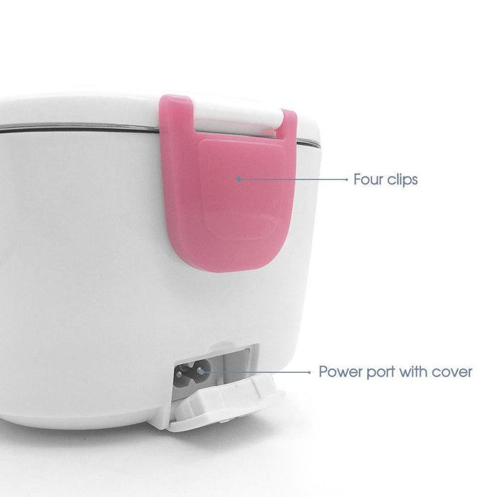 Portable Electric Heated Car Plug Heating Lunch Box Bento Food Warmer 12V