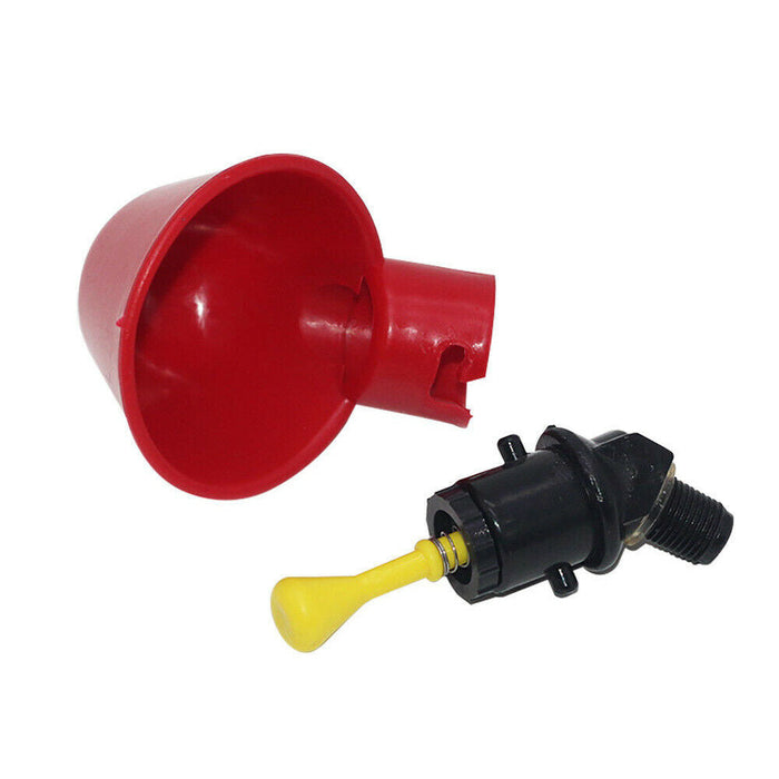 Automatic Cups Water Feeder Drinker Chicken Waterer Poultry Chook Bird