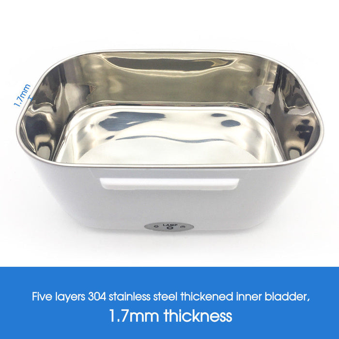 Portable Electric Heated Car Plug Heating Lunch Box Bento Food Warmer 12V