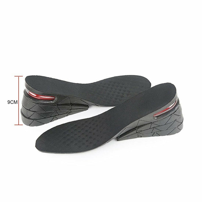 Four Layer 9CM Shoe Lift Height Increase Insoles Foam Pads Heel Insert Taller