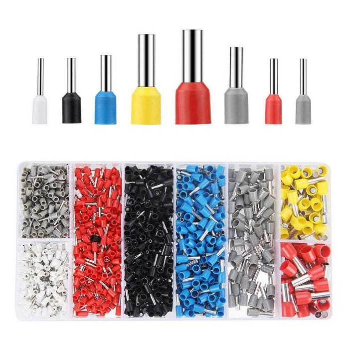 1200PC Ferrule Crimper Electrical Terminals Bootlace 0.25-10mm2 Cord End Ratchet