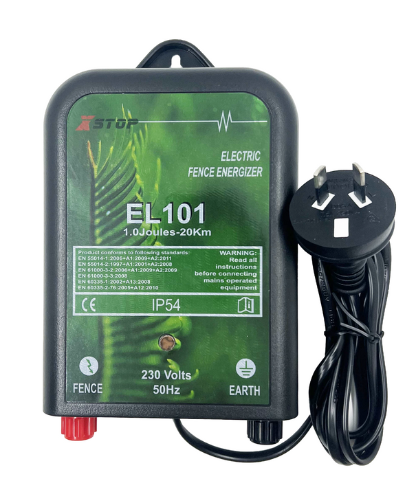 XSTOP EL101 20km Electric Fence Energiser 240V
