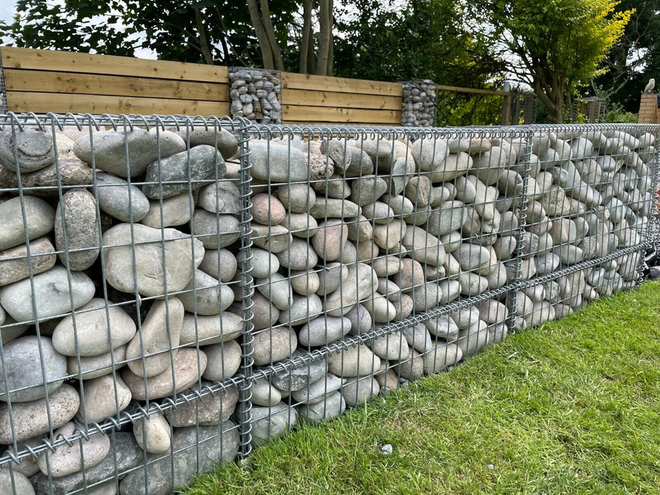 Gabion Baskets Garden Mesh Cages Wire Stone