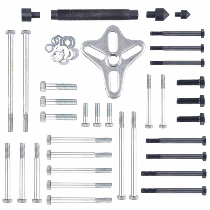 46pcs Bearing Puller Harmonic Balancer Steering Wheel Removal Kit