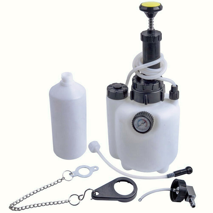 3L Manual Pressure Brake Clutch Bleeding System Tool Fluid Bleeder Kit hand pump