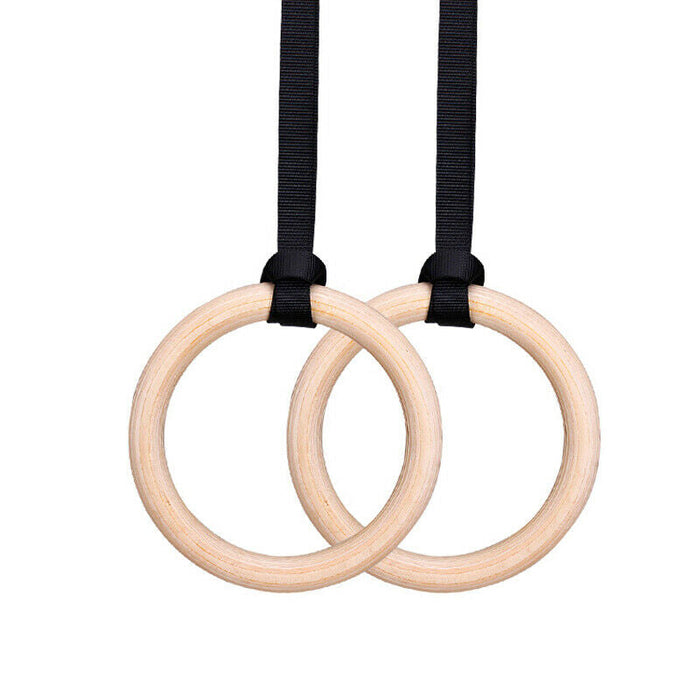 28mm Wooden Gymnastic Rings Gym