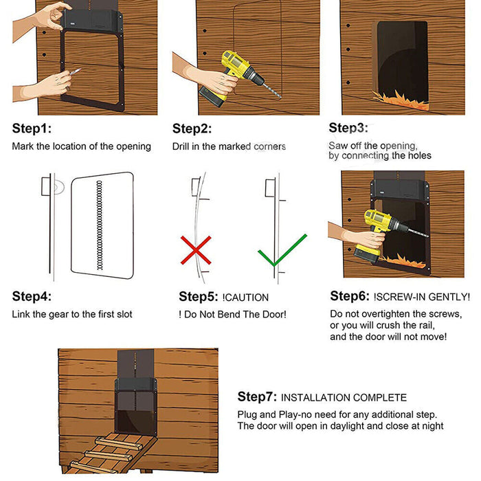 Automatic Chicken Coop Door Opener