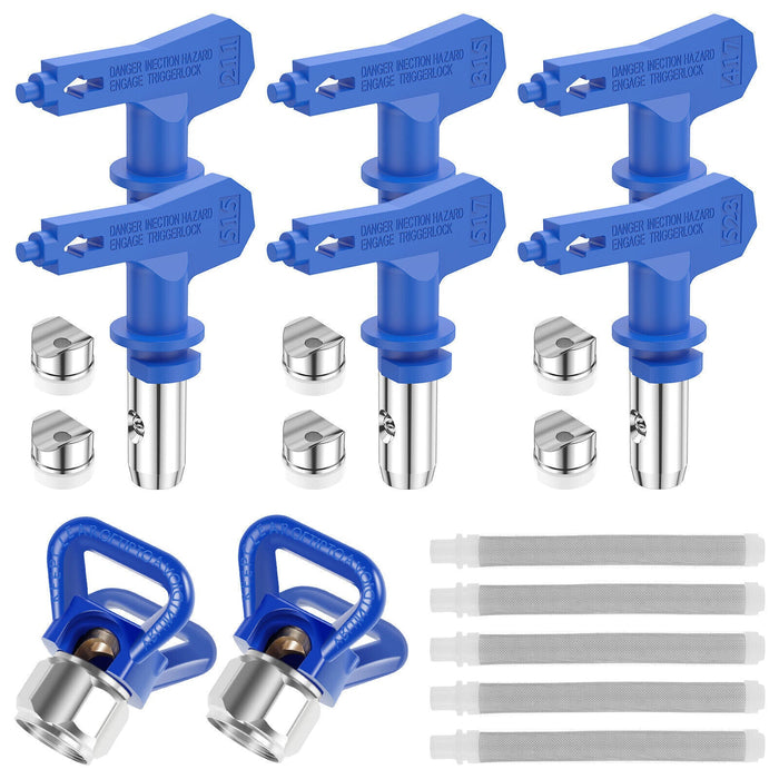 Airless Paint Sprayer Tips Spray Gun Nozzle Filters