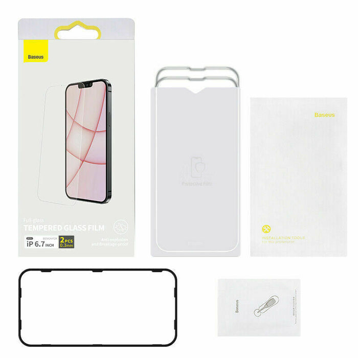 Baseus 2PCS iPhone 13 Pro Max Tempered Glass Screen Protector